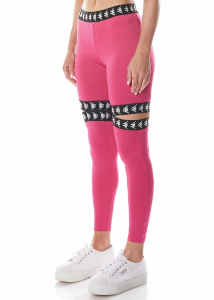 Kappa 222 Banda Doshy Leggings (Pink/Black) 3112CXW-A01