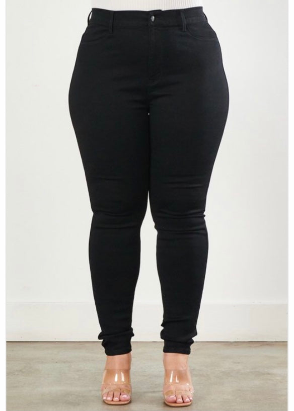 Vibrant Plus Size Jeans (Black) EP1001PLUS