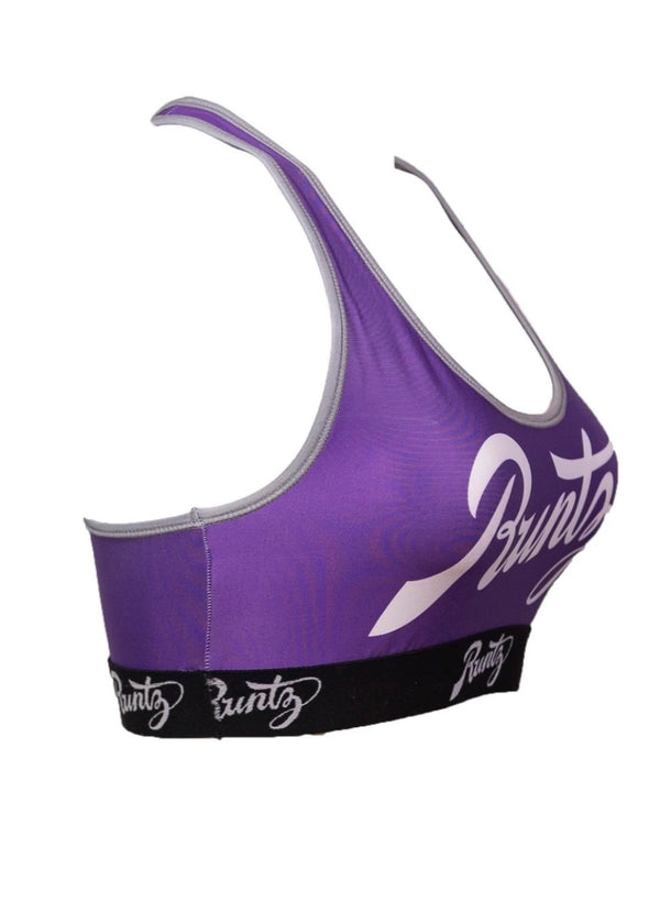 Runtz Script Sports Bra (Purple)