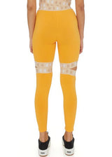 Kappa 222 Banda Bowman Leggings (Orange/Beige) 32156NW