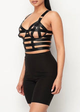 My Boo Strap Top (Black) GH20088