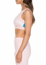 Kappa Authentic Football Efin Sports Bra (Pink/White/Blue) 3115W7W