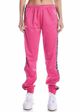 Kappa 222 Banda Wrastoria Trackpants (Pink/Black) 304VV60-D3B