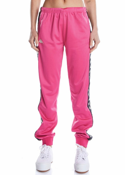 Kappa 222 Banda Wrastoria Trackpants (Pink/Black) 304VV60-D3B