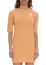 Kappa 222 Banda Balni Dress (Peach/White/Pink Blush) 32141QW