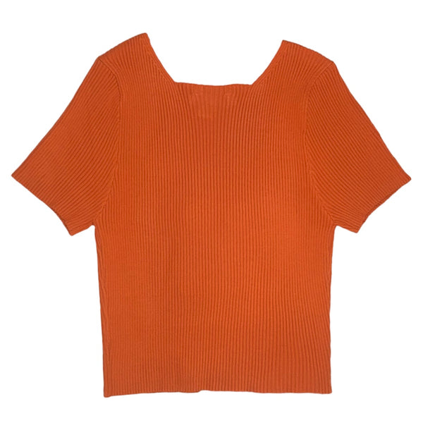 Hera Safety Pin Crop Top (Rust)