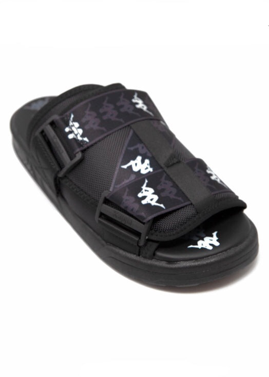 Kappa 222 Banda Mitel 1 Sandals (Black/Grey/White) 304KUQ0