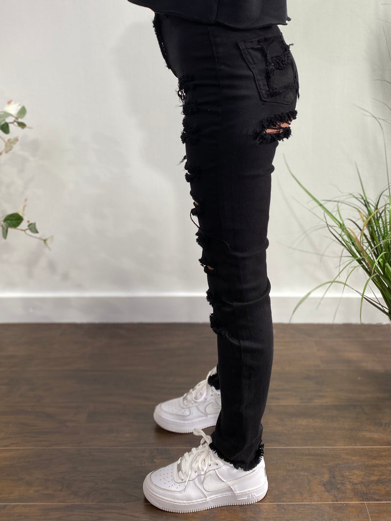 Aphrodite Skinny Jeans (Black) AP4767