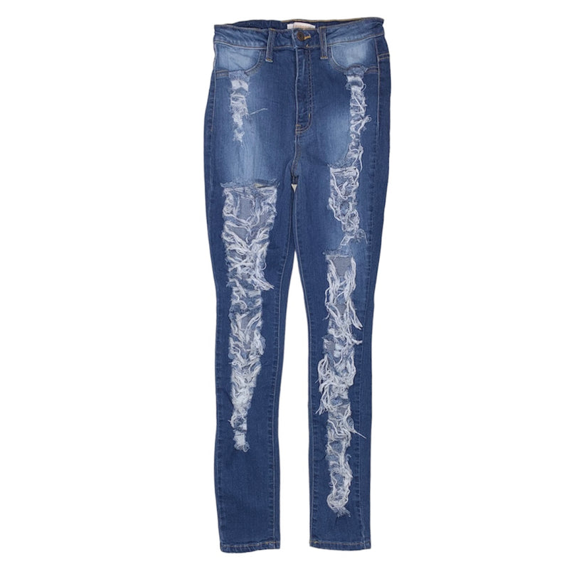 Aphrodite High Rise Skinny Jeans (Medium Blue) AP40098