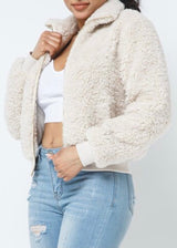 Hera Collection Poodle Jacket (Cream) 22532