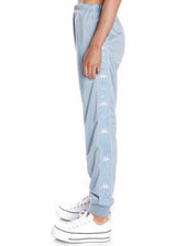 Kappa 222 Banda Wrastory Trackpants (Baby Blue/White) 38127KW