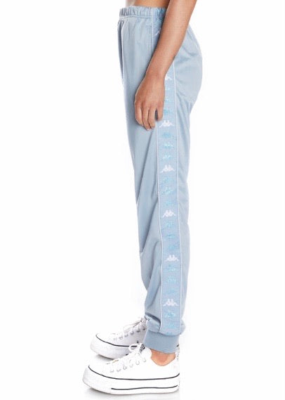 Kappa 222 Banda Wrastory Trackpants (Baby Blue/White) 38127KW