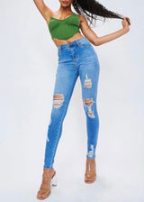 Vibrant New York Skinny Jeans (Medium Stone) EP1844