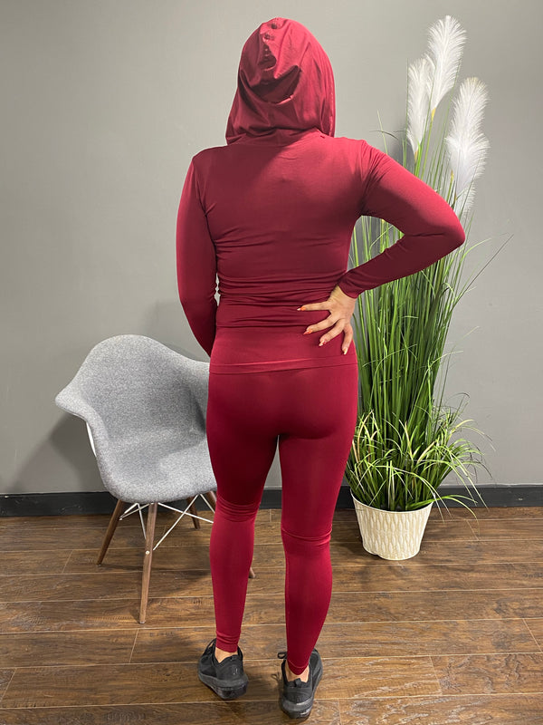 New Mix Comfy Set (Burgundy)  One Size