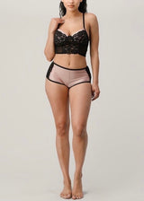 Bozzolo Lingere Set With Lace (Pink) RM61972