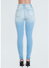 Vibrant Look At Me Now Skinny Jeans (Light Stone) P1841