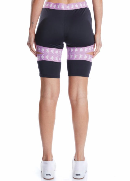 Kappa 222 Banda Fuig 3 Bike Shorts (Black Smoke/Violet) 341CGUW-A00