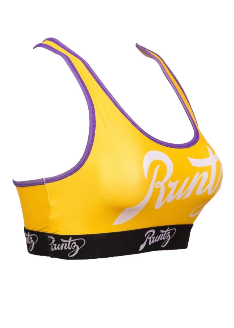 Runtz Script Sports Bra (Gold)