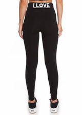 Kappa Authentic Tarnow Leggings (Black/White Bright) 34167WW