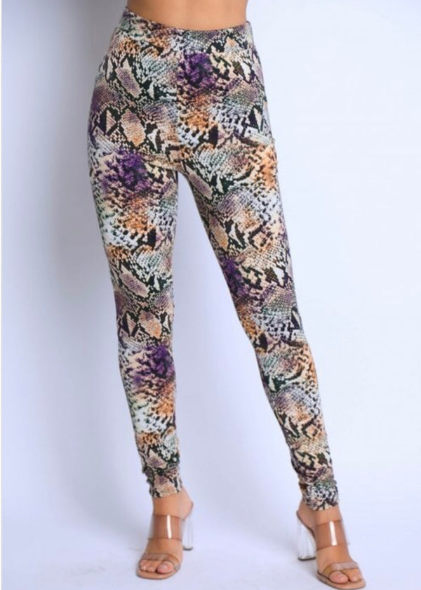 KTOO Snake Printed Leggings (Multi) NP6373