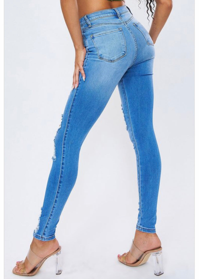 Vibrant New York Skinny Jeans (Medium Stone) EP1844