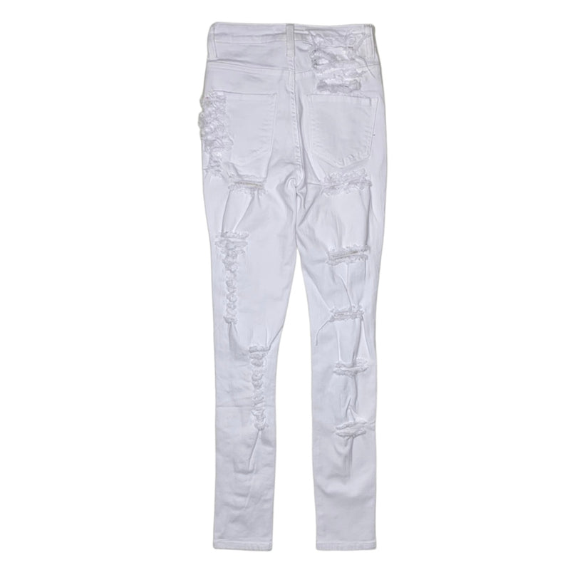 Aphrodite High Rise Skinny Jeans (Overdye White) AP40098