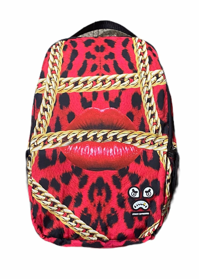 Street Approved Cheetah Lips Backpack