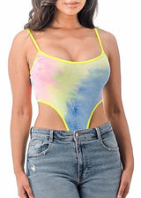 The Way Bodysuit Top (Yellow/Multi) TWG5614