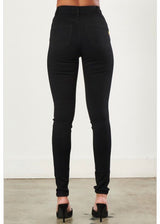 Vibrant High Waist Skinny Jeans (Black) EP1891