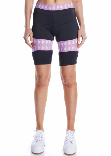 Kappa 222 Banda Fuig 3 Bike Shorts (Black Smoke/Violet) 341CGUW-A00