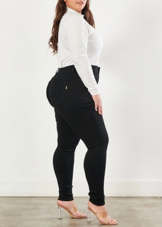 Vibrant Plus Size Jeans (Black) EP1001PLUS