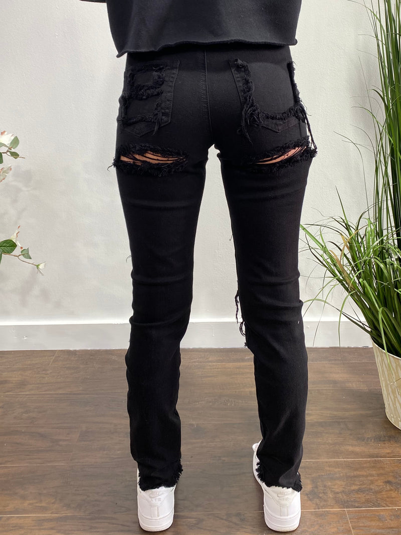 Aphrodite Skinny Jeans (Black) AP4767