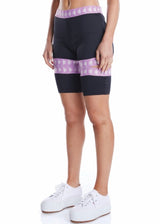 Kappa 222 Banda Fuig 3 Bike Shorts (Black Smoke/Violet) 341CGUW-A00