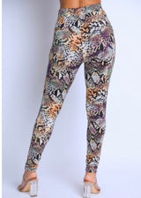 KTOO Snake Printed Leggings (Multi) NP6373