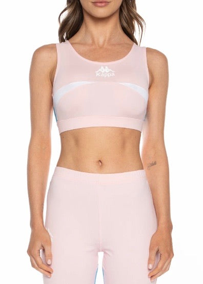 Kappa Authentic Football Efin Sports Bra (Pink/White/Blue) 3115W7W