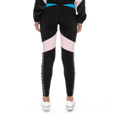 Kappa Authentic Football Eshu Leggings (Black/Blue/Pink) 3116LVW