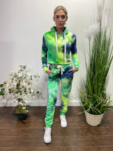 Top Fashion 2 Piece Tie Dye Set (Green) GQ-100TD