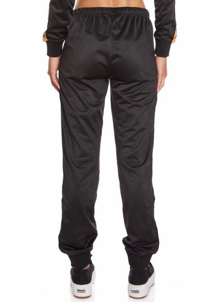 Kappa 222 Banda Wrastory Trackpants (Black/Orange/Blue) 38127KW