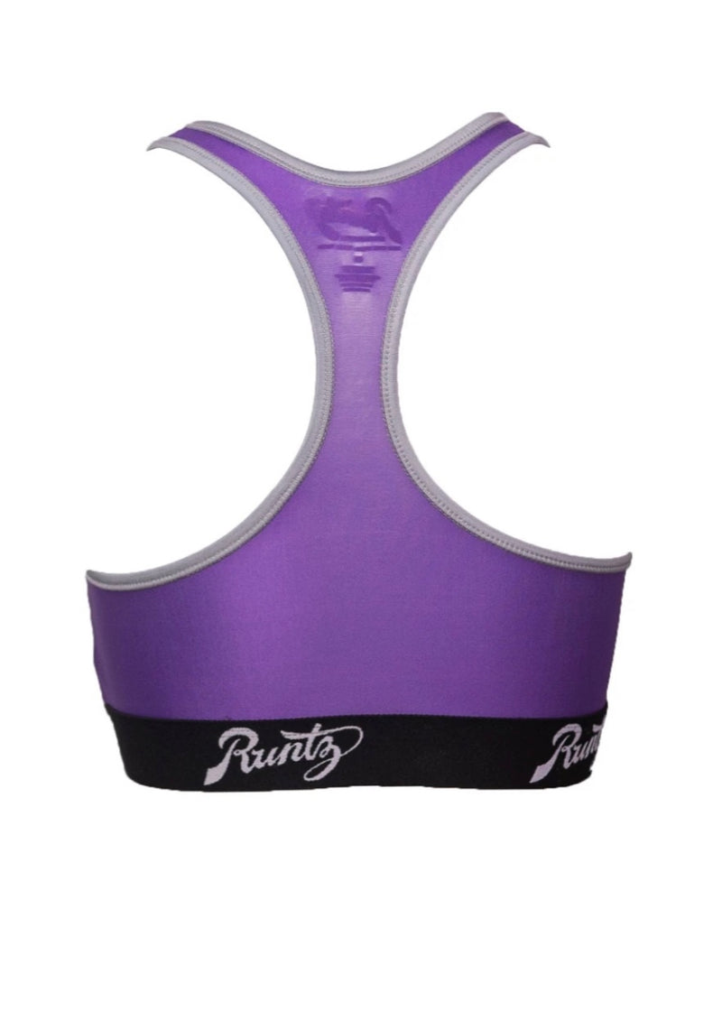 Runtz Script Sports Bra (Purple)